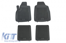 Floor mat black suitable for FIAT Panda II (2003-2012)