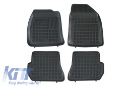 Floor mat black suitable for FORD Fiesta V 2002-2006