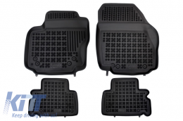 Floor mat black suitable for FORD Galaxy, S-Max 2006-2015