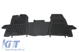 Floor mat black suitable for FORD TOURNEO CUSTOM (2013-2018) TRANSIT CUSTOM (2012-) TRANSIT VIII (2013-) - 200617