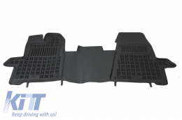 Floor mat black suitable for FORD TOURNEO CUSTOM (2013-2018) TRANSIT CUSTOM (2012-) TRANSIT VIII (2013-)