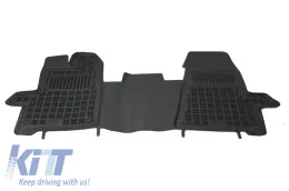 image-3-Floor mat black suitable for FORD TOURNEO CUSTOM (2013-2018) TRANSIT CUSTOM (2012-) TRANSIT VIII (2013-)