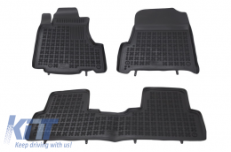 image-6-Floor mat black suitable for HONDA CRV III 2007-2012