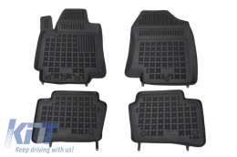 Floor mat black suitable for HYUNDAI i20 (2008-2014) - 201602
