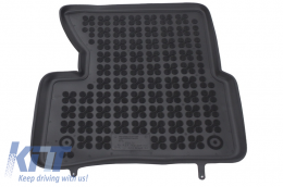 Floor mat black suitable for KIA Rio II 2005-2011-image-6013122