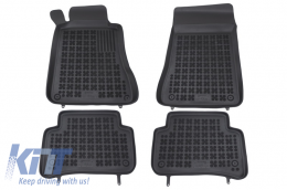 Floor mat black suitable for MERCEDES W203 C-Class (2000-2007) - 201701