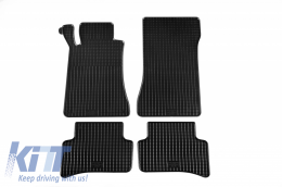Floor mat black suitable for MERCEDES W203 C-Class 2000-2007 - 46010