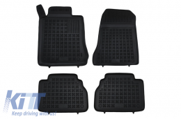 Floor mat black suitable for MERCEDES W210 E-Class 1995-2003 - 201708
