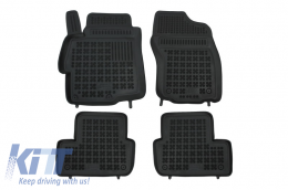 Floor mat black suitable for MITSUBISHI Lancer, Lancer Evo X 2007- - 202305