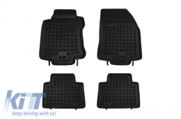 Floor mat black suitable for NISSAN X-Trail III 2013- - 201820