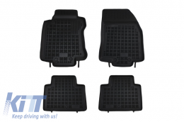 image-14-Floor mat black suitable for NISSAN X-Trail III 2013-