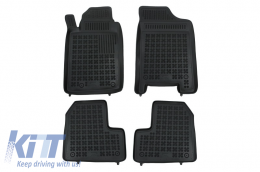 Floor mat black suitable for PEUGEOT 206, 206 SW 1998-2009, 206+ 2009- - 201305