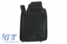 Floor mat black suitable for PEUGEOT 206, 206 SW 1998-2009, 206+ 2009--image-6013716