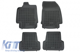 Floor mat black suitable for RENAULT Laguna III 10/2007-2015 - 201905