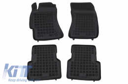 Floor mat black suitable for SUBARU FORESTER II (2002-2008) - 202704