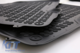 Floor mat black suitable for SUBARU FORESTER II (2002-2008)-image-6040827