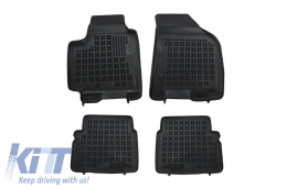 Floor mat black suitable for suitable for CHEVROLET Aveo 2002-2011, Kalos 2004-2007 - 202101