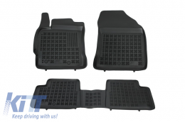 Floor mat black suitable for TOYOTA Auris II, Auris Hybrid 2012- . - 201423