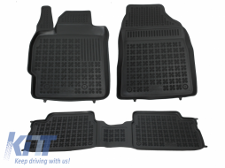 Floor mat black suitable for TOYOTA Auris 02/2007-2012, Corolla 10/2006-2013 - 201401