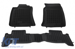 Floor mat Black suitable for TOYOTA Land Cruiser J120 (2002-2009)-image-6004223