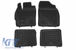 Floor mat Black suitable for Toyota PRIUS III (2009-2015) - 201415