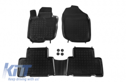 Floor mat black suitable for TOYOTA Rav4 2006-2012