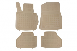 Floor mat Carpet beige suitable for BMW X3 F25 (2011-2017), X4 F26 (2014-2018) - 200714B