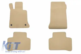 image-27-Floor mat Carpet beige suitable for MERCEDES GLK (X204) 10/2008-05/2012