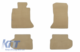 image-57-Floor mat Carpet beige  suitable for BMW 5er (F10) 10/2013-01/2017, 5er (F11) Touring 10/2013-05/2017