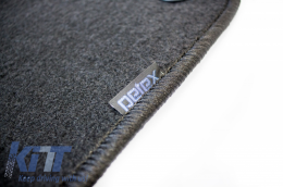 Floor mat Carpet graphite suitable for AUDI A3 05/2003-08/2012 3-Tourer, A3 Sportback 09/2004-01/2013 5-Tourer, S3 01/2007-2012-image-6028999