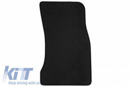 Floor mat Carpet graphite suitable for BMW 5er (E60) 06/2003-02/2010, 5er (E61) Touring 05/2004-08/2010-image-6028819