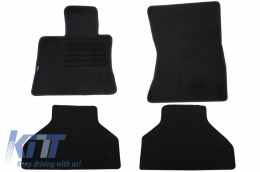 Floor mat Carpet graphite suitable for BMW X5 E70 (03/2007-10/2013) 5 seats - 112413102