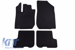 image-21-Floor mat Carpet graphite suitable for DACIA Sandero II 11/2012, Sandero II Stepway 11/2012