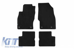 image-51-Floor mat Carpet graphite suitable for OPEL Corsa D 10/2006-10/2014