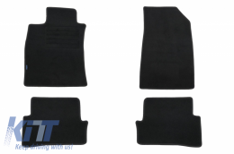 image-64-Floor mat Carpet graphite suitable for Renault Clio III (2005-2012)
