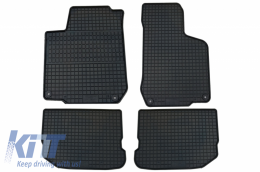 Floor Mat Carpet Graphite suitable for VW Golf IV 1998-08/2003, Beetle 1998-09/2011, Bora 1998-2005 - 61010