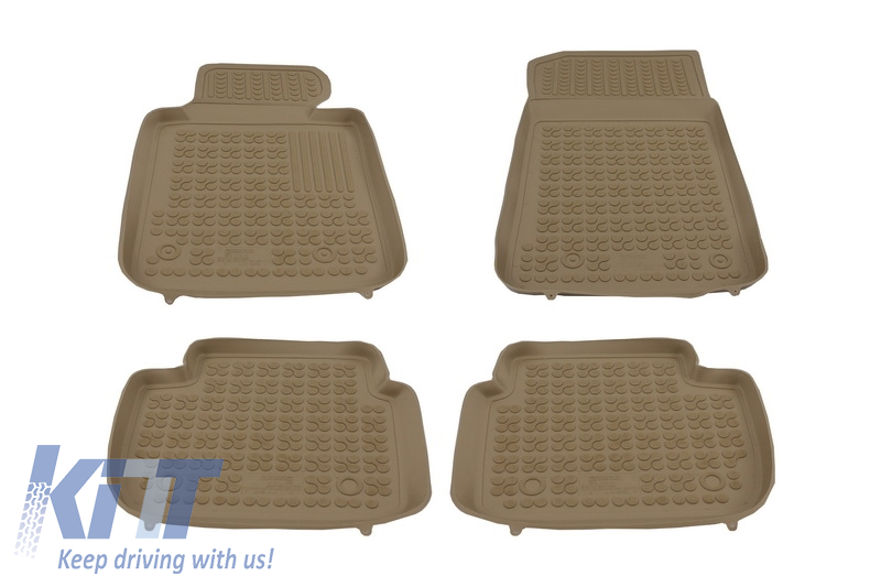 Floor Mat Rubber Beige Suitable For Bmw Series 3 E46 E90 F30 Sedan
