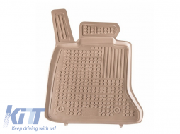 Floor mat Rubber Beige suitable for BMW Series 5 F10 F11 (2010-2013) Sedan Touring-image-6018041