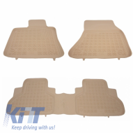image-2-Floor mat Rubber Beige suitable for BMW X5 F15 2013-, X6 F16 2014-