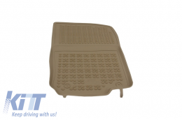 Floor mat Rubber Beige suitable for MERCEDES ML W166 M-Class 2011- GLE 2015- GLE Coupe 2015--image-6008202