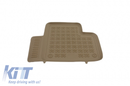 Floor mat Rubber Beige suitable for MERCEDES ML W166 M-Class 2011- GLE 2015- GLE Coupe 2015--image-6008204