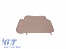 Floor mat Rubber Beige suitable for MERCEDES E-Class W212 2009-2016-image-5999616