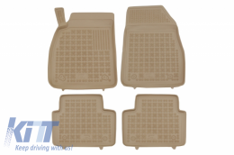 image-6-Floor mat Rubber Beige suitable for OPEL Insignia 2008+, suitable for CHEVROLET Malibu 2012+