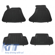 Floor mat Rubber Black suitable for AUDI A4 B8 03/2008-2015, A5 Sportback (Liftback) 09.2009-2016 - 200308