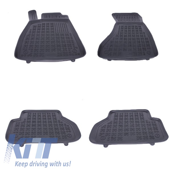 Floor Mat Rubber Black Suitable For Audi A4 B9 2015 A5 F5