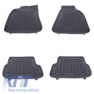 Floor mat Rubber Black suitable for AUDI A6 4F C6 (2008-2011) - 200317