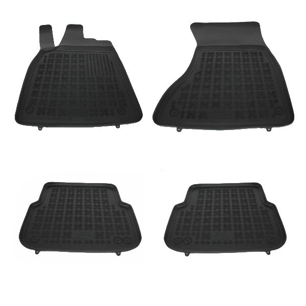 Floor Mat Rubber Black suitable for AUDI A6 C7 4G Limousine (20112018) A7 4G Sportback (20102017)