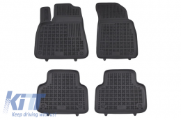 Floor Mat Rubber Black suitable for AUDI Q7 4M (2015-) Q8 (2018-) - 200318
