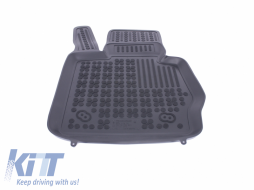 Floor mat Rubber Black suitable for BMW X3 F25 (2011-2017), X4 F26 (2014-2018)-image-5999761