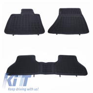 Floor mat Rubber Black suitable for BMW X5 E70 2006-2013, X6 E71 2008-2014 - 200709